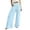 C-Sky Blue912, variant on DHFJKG Wide Leg Pants For Women Linen Flowy Palazzo Drawstring Elastic Waist Pants With Pockets Summer Beach Vacation Clothes Stylish Trousers