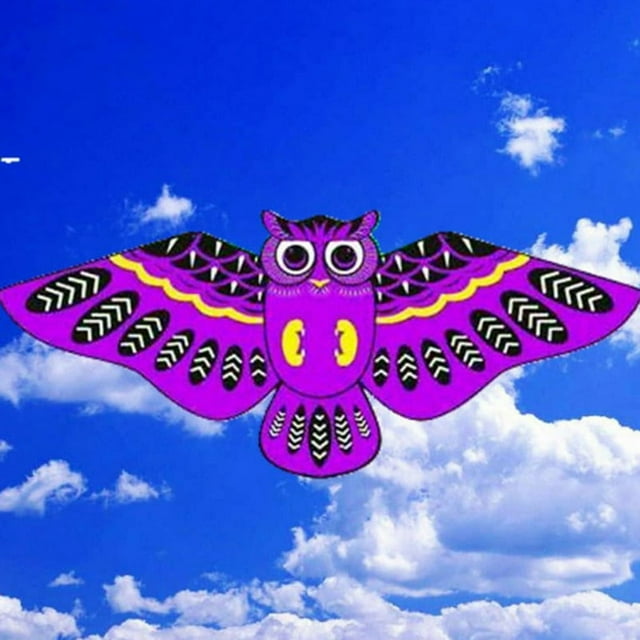 New Cartoon Owl Flying Kites For Children Adult Outdoor Fun Sports Kites
