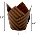 thumbnail image 2 of GMZW Set of 200Tulip Cupcake Liner, Baking Paper Cups Muffin Liners Wrappers for Weddings, Birthdays, Baby Showers, 2 of 5