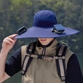 thumbnail image 6 of Kcolen Mens Sun Hats With Uv Protection Solar Powered Hat with Integrated Fan for Outdoor Activities Wide Brim Sun Breathable Unisex Design, 6 of 7