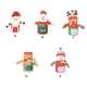 thumbnail image 3 of Cateissary Tarro de dulces de Navidad con tapa Muñeca de dibujos animados Decoración de galletas Festival Cajas de galletas Buen sellado Caja de Pingüino, 3 of 6