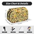thumbnail image 5 of Kdxio Ethnic African for Double Compartment Pen Case Oxford Organizer with Zipper Pockets for Students Artists, 5 of 7