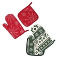 thumbnail image 4 of Miangastore Kitchen Insulation Pads Cloth 2 Sets 9.82X5.89X0.39in Prevent Steam Burns, 4 of 9