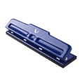 thumbnail image 1 of KW-trio Desktop Metal Punzón ajustable de 4 orificios Capacidad de 10 hojas Perforadora de agujeros Tomshoo Azul, 1 of 7