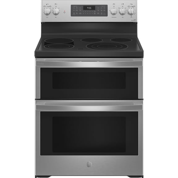 Ge Profile Pb965 30" 6.6 Cu. Ft. Free Standing Electric Double Oven Convection Range -