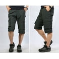 thumbnail image 3 of Summer Thin Quick-drying Pants Men's Detachable Two-section Pants Outdoor Sports Multi-pocket Cargo Pants Casual Long Pants, 3 of 5
