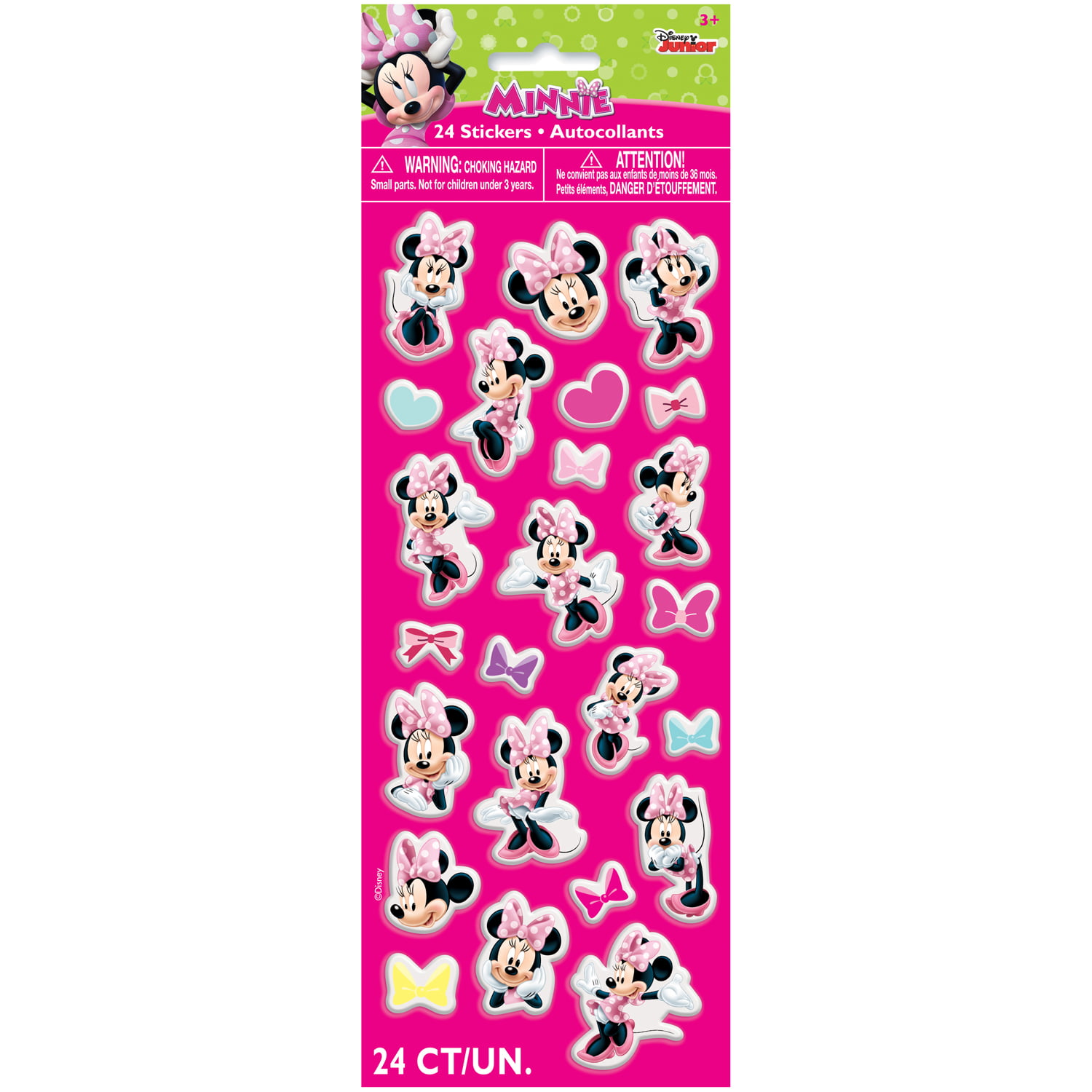 Minis Stickers Disney - Minnie Mouse - 30 Cm X 30 Cm à Prix Carrefour