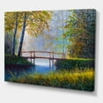 thumbnail image 3 of Designart ' Sunrise Glow and The Awakening Spring Forest ' Lake House Canvas Wall Art Print, 3 of 4