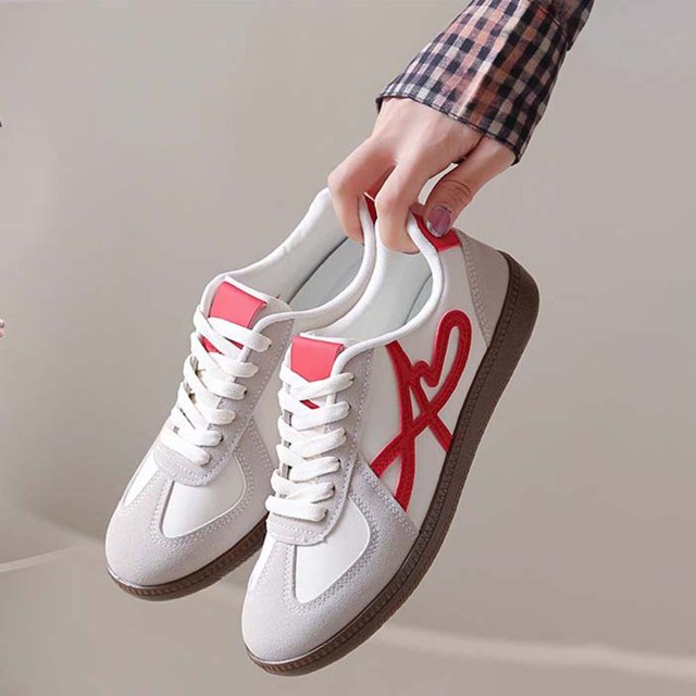 Xucatan Women's Casual Sports Flats, Fashion Round Toe Walking Shoes, Soft Comfortable Everyday Sneakers with Versatile Low-Top Design Gift