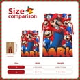 thumbnail image 3 of Yiaed Mario Print Christmas Small Burlap Bags with Drawstring, Burlap Gift Bags Christmas Linen Treat Sacks Gift Wrapping Bags Xmas Holiday Party-Medium, 3 of 7