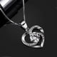thumbnail image 2 of 26-27 Platinum Pendant with White Diamond (No Chain), 2 of 5