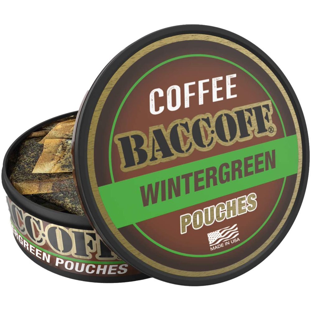 BaccOff, Premium Flavored Coffee Pouches, No Tobacco Dip, No Nicotine