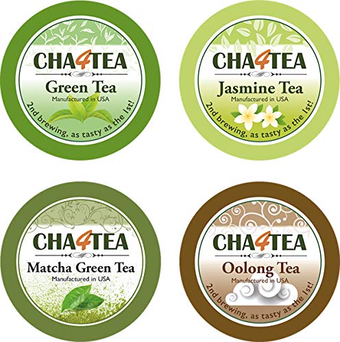 Cha4TEA 36-Count Assorted Green Tea for 