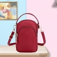 thumbnail image 3 of EeaseMX Bolso bandolera portátil para mujer, impermeable, de nailon, tipo bandolera, color rojo, 3 of 7
