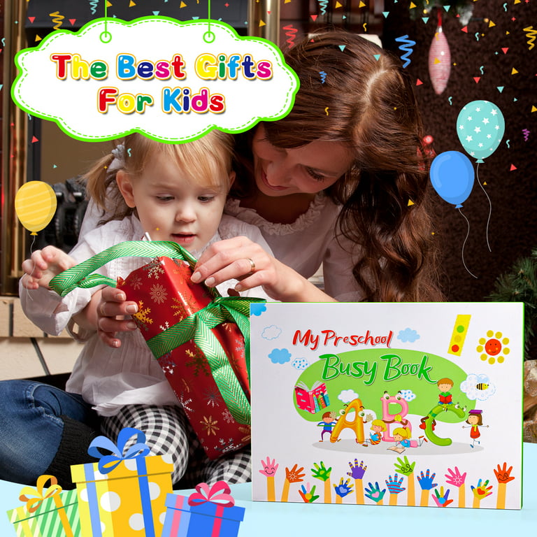 Learning Toys for 1 2 3 4 Year Old Boys Girls, Montessori Preschool Busy  Baby Books for Toddlers Age 2-3 Kids 1st Birthday Gifts Educational  Activity Board for 6 12 24 Months Olds Babies Travel Toy 