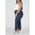 thumbnail image 3 of ELOQUII Women's Plus Size The Leigh Super Stretch Slim Leg Jean, 3 of 6