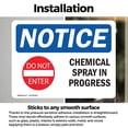 thumbnail image 3 of (2 Pack) Chemical Spray In Progress Sign, 3 of 7