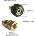 thumbnail image 2 of Conector de un par, cabezal macho M22-14, 2 of 5