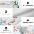 thumbnail image 5 of Seahorse Coastal Outdoor Rug 3x5 Ft, Non Slip Washable Area Rug, Summer Beach Ocean Shell Jellyfish Starfish Patio Rugs Carpet Runner, Large Floor Mat for Indoor/Outdoor Deck Porch Camping, 5 of 8