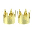 thumbnail image 1 of Unique Bargains 2 Pcs Makeup Sponge Stand Puff Rack Beauty Egg Holder Makeup Sponge Storage Sponge Egg Case Gold Tone, 1 of 7