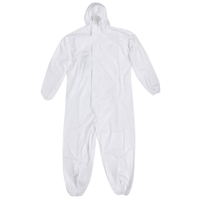Traje De Protección Equipo De Protección Individual Polietileno Compuesto Blanco Para Protección Corporal