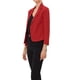 thumbnail image 4 of BLAZER CHIC para Mujeres, Abierto al Frente, Ideal para el Trabajo, Chaqueta de Traje Corta de Verano, Roja, Talla 2XL, 4 of 6