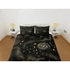 thumbnail image 2 of Galaxy Negro Funda Nórdica Starry Night Colcha, Dormitorio Ropa de cama con, 2 of 4