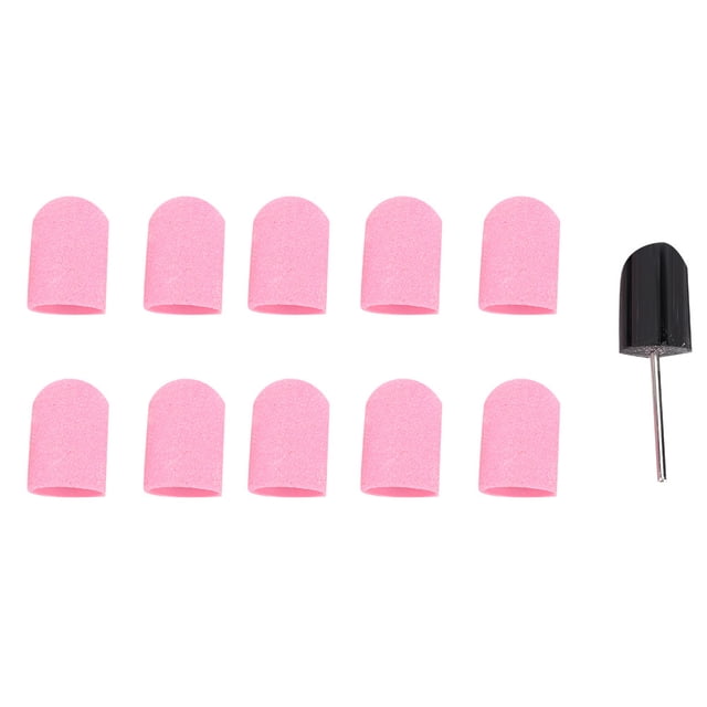 Banda de lijado Ticfox para decoración de uñas cabezal de pulido 16x25mm rosa