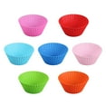 50 Pcs Reusable Silicone Baking Cups Cupcake Muffin Cups Liners Holders
