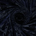 thumbnail image 2 of Zelouf Rose Burnout Velvet  , Sewing, DIY, Crafts Fabric by the Yard, Marvelous Navy, 7 Yard, 2 of 3