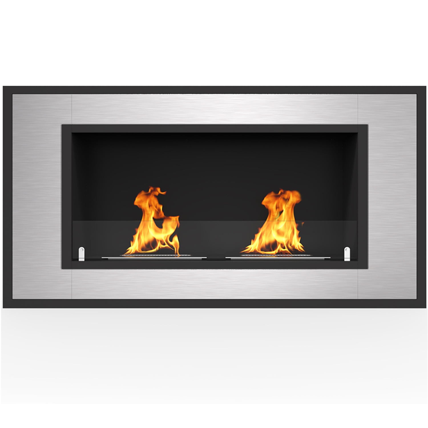 Regal Flame Cynergy 42" Ventless Built In Wall Recessed Bio Ethanol Wall Mounted Fireplace Similar Electric Fireplaces, Gas Logs