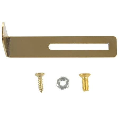 

Lp Electric Guitar Bracket Cover L- Bracket Support Bracket with Screws and Nuts Gold