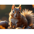 thumbnail image 4 of Adorable Squirrel Design Backdrop Banner Decorative Party Supplies Background for Fall Festivals Outdoor Gatherings Photo Booths and Autumn Celebrations, 4 of 8