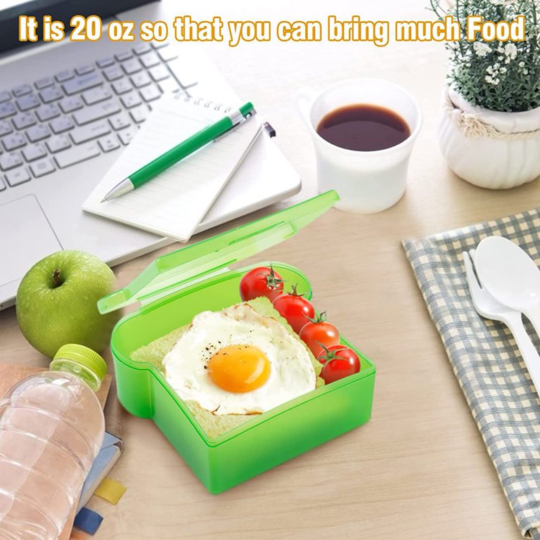 Lunch Food Container Sandwich Toast Retain Freshness Box