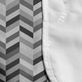 thumbnail image 4 of Grey Chevron Microwave Oven Cover, Herringbone Geometric Minimalist Fractal Waves Image, Water Resistant Organizer with Pockets for Kitchen, 36" x 12", Dark Grey Pearl, by Ambesonne, 4 of 4