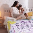 thumbnail image 3 of LHSHID Mother in Law Blanket Mother in Law Gifts from Daughter in Law White Throw Blankets Cozy Soft Floral Mother in Law Plush Blanket Birthday for Mother in Law 40x50in, 3 of 5