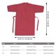 thumbnail image 2 of unbranded Salon Gown Impermeable Rojo Con Cinturón Ajustable Para Barbería Y, 2 of 8
