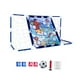 thumbnail image 1 of Porterías de fútbol para exteriores, equipo de entrenamiento de práctica portátil 130cmx46.5cmx65cm, 1 of 9