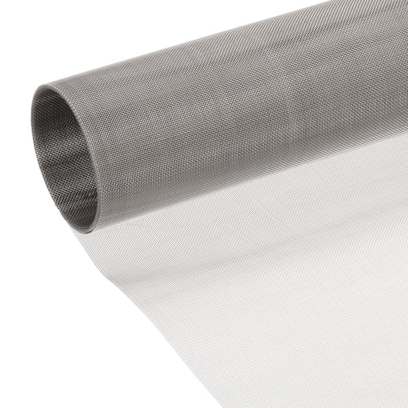 Uxcell 40 Mesh Woven Wire Mesh 15.7" x 47.2" 304 Stainless Steel Filter Screen Sheet 0.45mm Hole