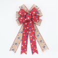 thumbnail image 1 of YFKFYTG Clearance Sales Today Deals Prime Garland,Webbing American Independence Day Big Bow Decorations Ribbon Bow Garland, 1 of 3