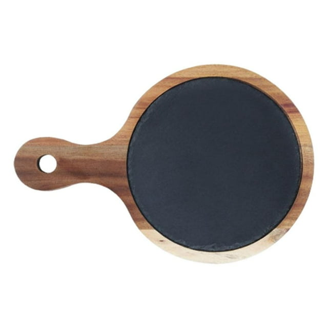 Bandeja para servir pizza, pala para pizza, vajilla redonda para hornear, tablas para servir, plato para pizza 30x20x1.5cm