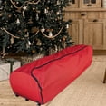 thumbnail image 3 of Simple Living Red Rolling Christmas Tree Storage Bag for Trees Up to 12ft, 3 of 4