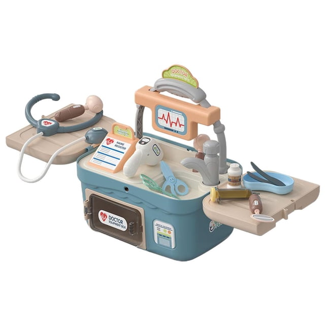 Doctor Pretend Play Toy Doctor Kit Para Niños Desarrollo De Intereses Juguetes Educativos 13 Piezas Yuarrent HA046695-02
