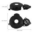thumbnail image 2 of STRANDCHIC Motorcycle Shift Lever Cover Plastic Black for Off-road Use 1Pcs, 2 of 8