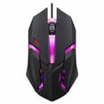 thumbnail image 1 of USB Wired Mouse RGB Colorful Gaming Mouse 1600 DPI Optical Wired Mouse Mice Ergonomic Mouse for PC Computer Desktop Macbook Pro - Black, 1 of 5