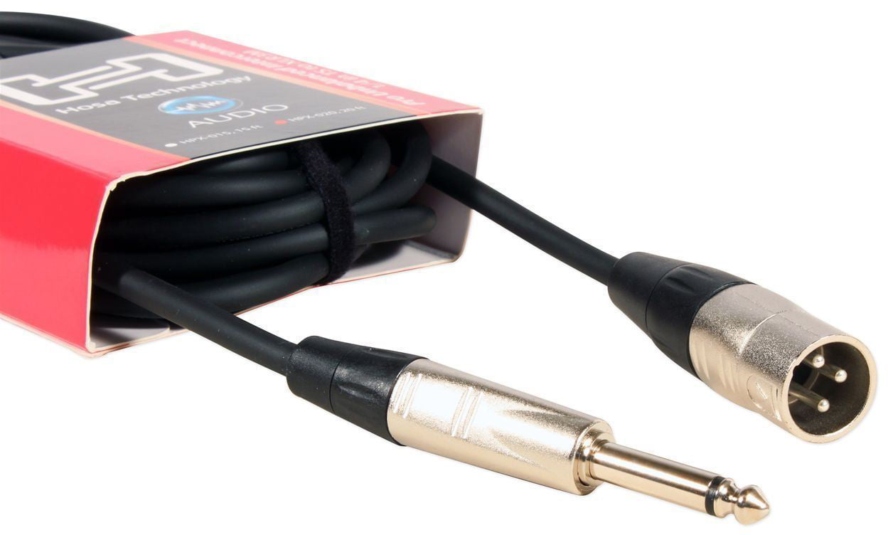 2 Hosa HPX-020 XLR TO 1/4 TS Male 20 Foot Pro Unbalanced Cables 