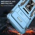 thumbnail image 4 of KOMI Designed for Google Pixel 8 Pro Case,with Camera Cover and Ring Stand, [Military Grade Shockproof Phone Case] for Pixel 8 Pro Case, Sky Blue, 4 of 5
