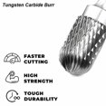 thumbnail image 5 of 1/4 Carbide Burr Kit 1/4 Shank Die Grinding Bit Drill Bit, 5 of 5