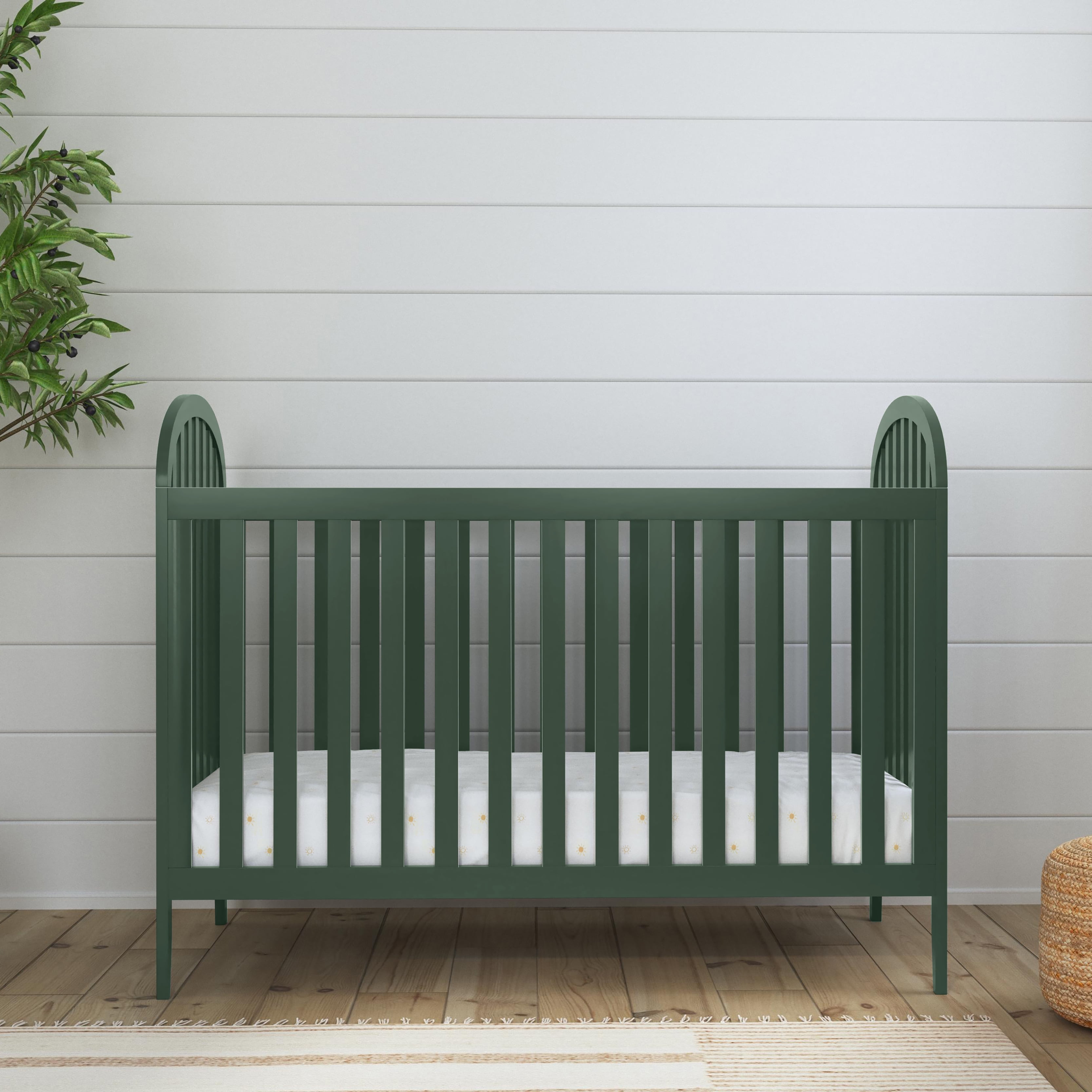 DaVinci Beau 3-in-1 Convertible Crib, Forest Green