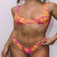 thumbnail image 1 of OUSITAID Women‘s Triangle Spaghetti Strap Bikini Set Bathing Suit Underwire Swimsuit, 1 of 4